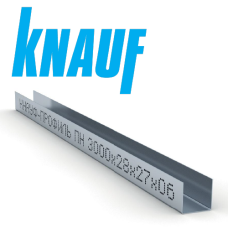 Профіль для гіпсокартону Knauf UD 28*27*0,6 мм 3 м
