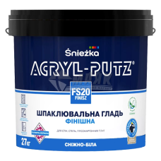 Шпаклівка фінішна Sniezka Acryl-Putz FS20 акрилова 27 кг
