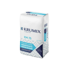 Штукатурка машинна Krumix КМ-75 гіпсова 30 кг